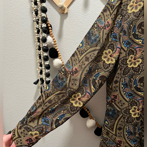 Double D Ranch Button Down Paisley Top - Picture 4 of 5